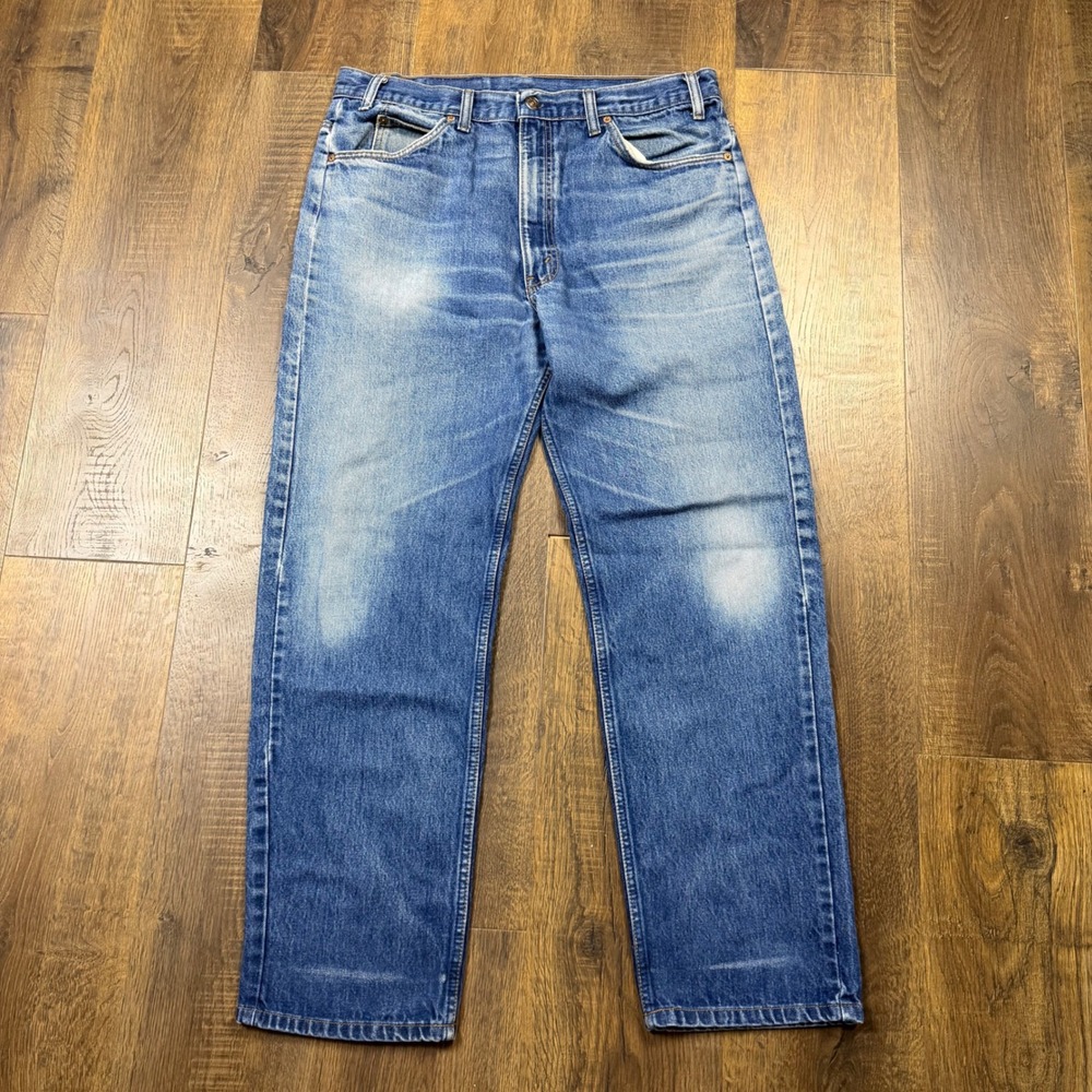 Vintage 80s 90s Levi's 505 Jeans 38x30 (Fits 34x29) Faded Distressed Made in USA